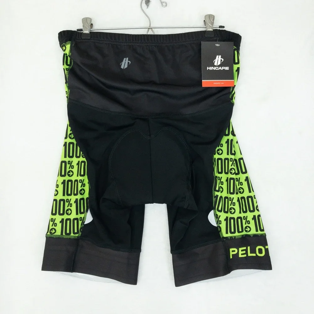 Hincapie Cycling Shorts Mens 3XL Black Pelotonia Padded Bike Gear Stretch Biking